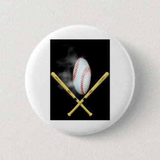 Baseballliebhaber Button