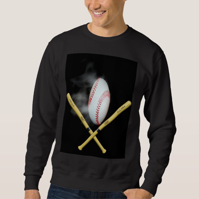 Baseballliebhaber Sweatshirt (Vorderseite)