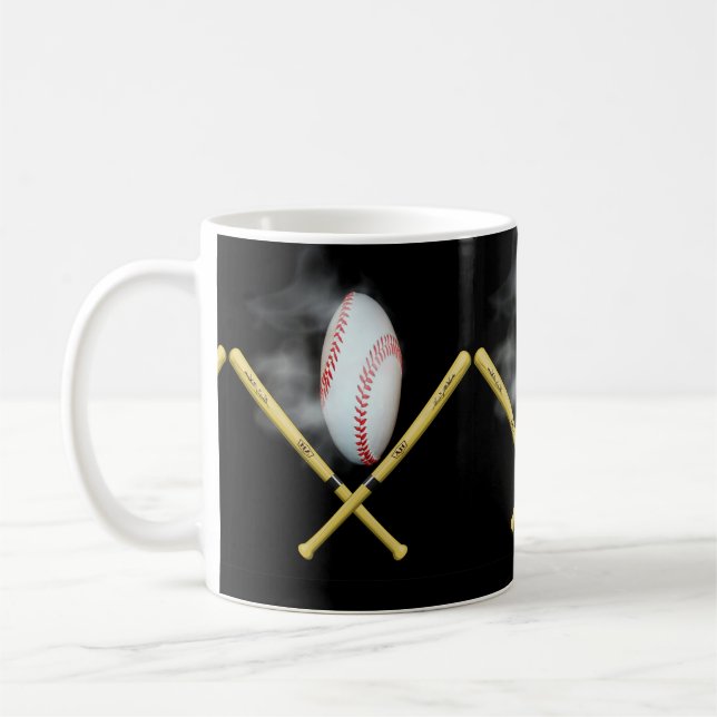 Baseballliebhaber Tasse und Becher (Links)