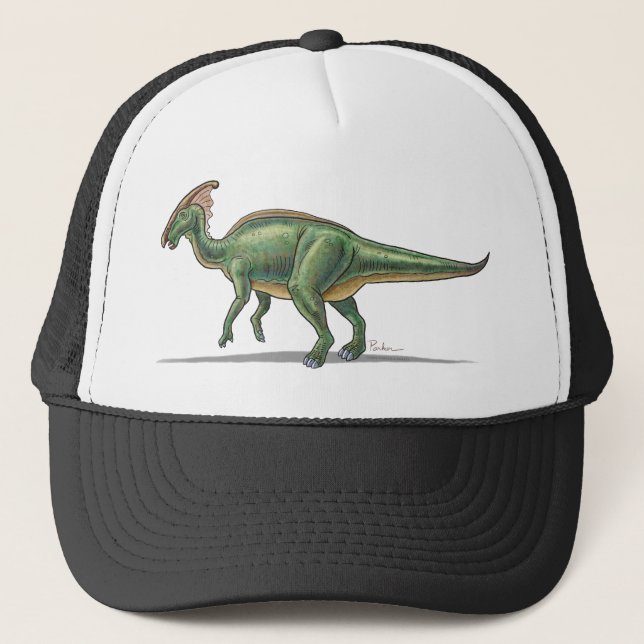 Baseballmütze Parasaurolophus Dinosaurier Truckerkappe (Vorderseite)
