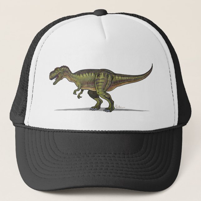 Baseballmützetyrannosaurus-Dinosaurier Truckerkappe (Vorderseite)