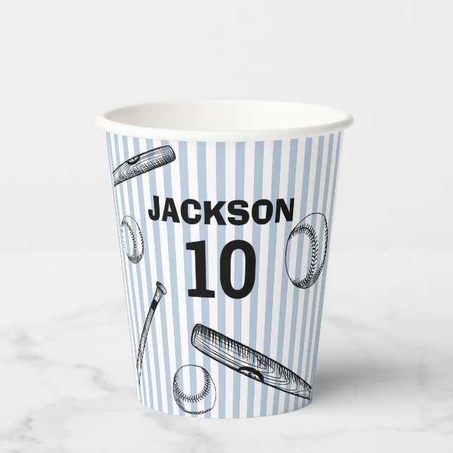 Baseballpapiertasse - anpassbar pappbecher (Vorderseite)
