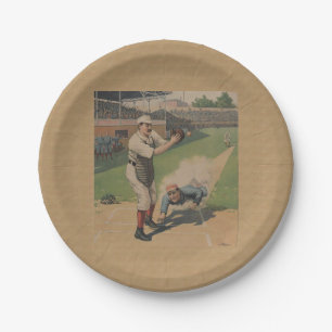 Baseballposter-Papierplatte Pappteller