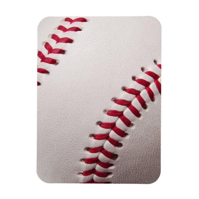 Baseballs - Baseball-Hintergrundvorlage anpassen Magnet (Vertikal)