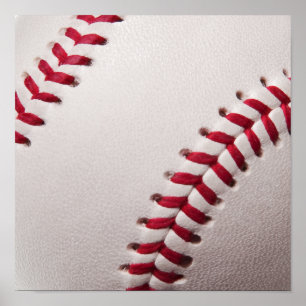 Baseballs - Baseball-Hintergrundvorlage anpassen Poster