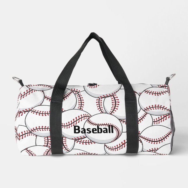 Baseballs Design Duffel Bag Duffle Bag (Vorderseite)