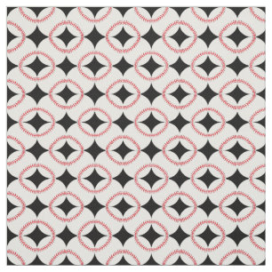 Baseballs Design Fabric Stoff