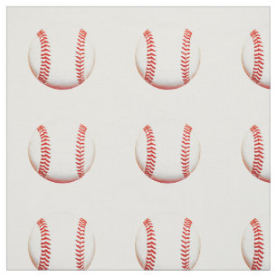 Baseballs Fabric Stoff