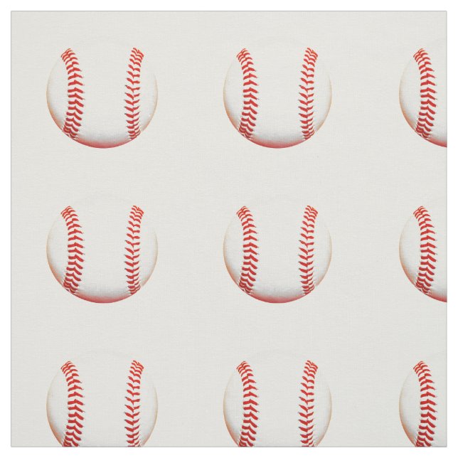 Baseballs Fabric Stoff (Muster)