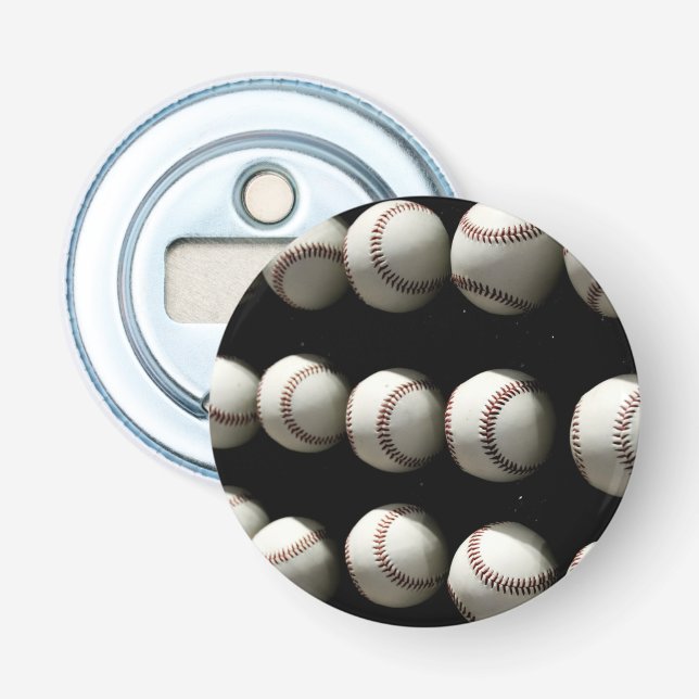 Baseballs Flaschenöffner (Vorderseite)