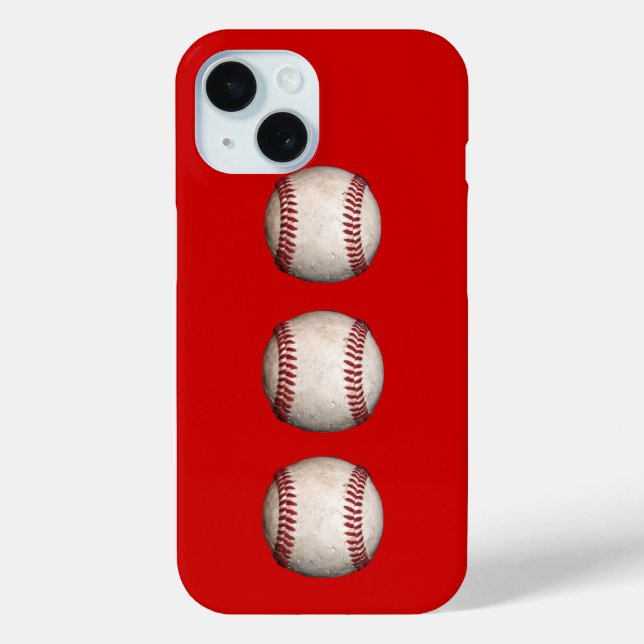 Baseballs in einer Reihe Case-Mate iPhone Hülle (Rückseite)