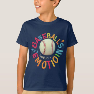 Baseballs kein Spiel ist ein Emotionsport T-Shirt