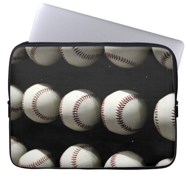 Baseballs Laptopschutzhülle (Vorderseite)