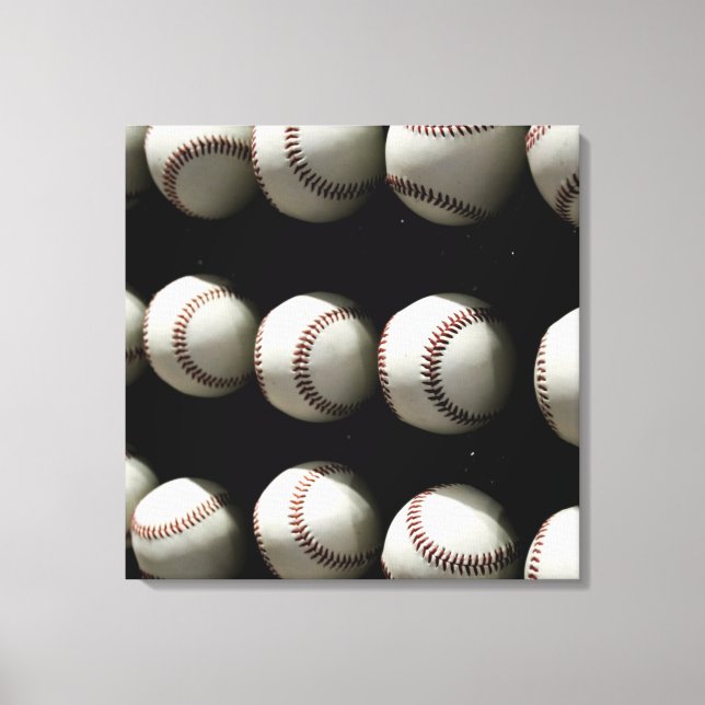 Baseballs Leinwanddruck (Vorderseite)