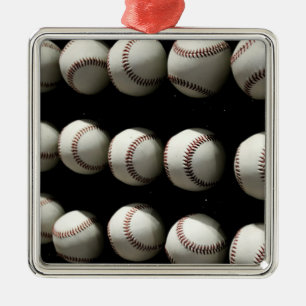 Baseballs Ornament Aus Metall