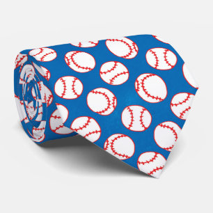 Baseballs Pattern Krawatte