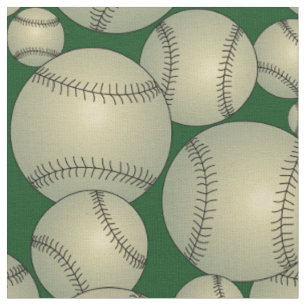 Baseballs Pattern Stoff