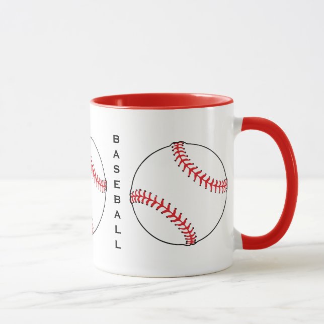 Baseballs-Tasse Tasse (Rechts)