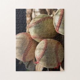 Baseballs und Handschuh Puzzle