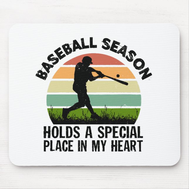Baseballsaison hält einen besonderen Platz in mein Mousepad (Vorne)