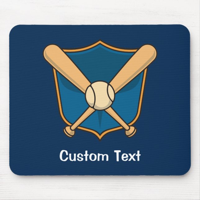 Baseballschild Mousepad (Vorne)