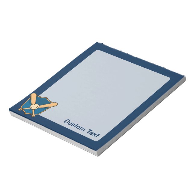 Baseballschild Notizblock (Rotiert)