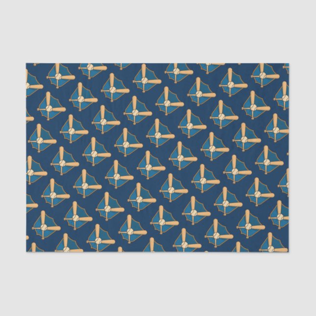 Baseballschild Seidenpapier (Vorderseite)