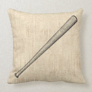 Baseballschläger Sportkunst Design Kissen