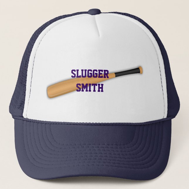 Baseballschläger. Truckerkappe (Vorderseite)