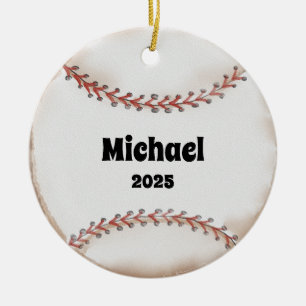 Baseballschmuck, Ornamente, Kinder Sport Keramik Ornament