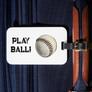 Baseballskizze spielen - Sport spielen Gepäckanhänger