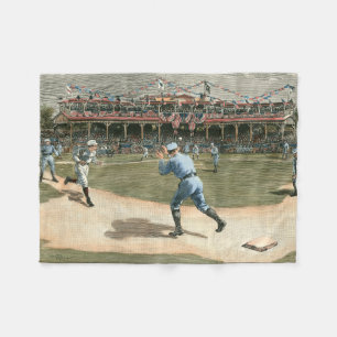 Baseballspiel der Nationalliga 1886 Fleecedecke