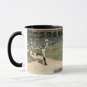 Baseballspiel der Nationalliga 1886 Tasse