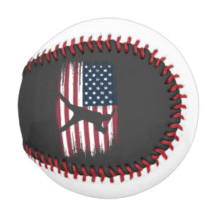 Baseballspieler Amerikanische Flagge USA Camouflag Baseball