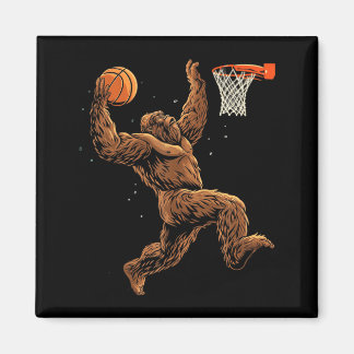 Baseballspieler Bigfoot Lustiger Sasquatch Bball Magnet