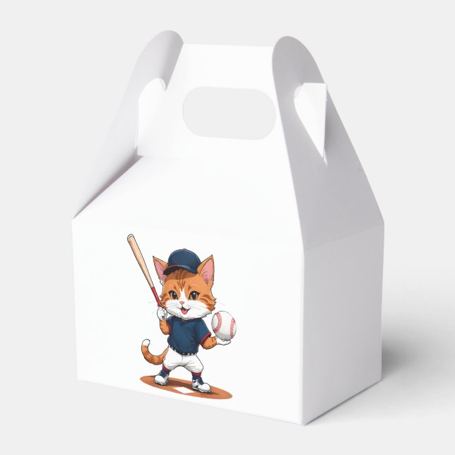 Baseballspieler Geschenkschachtel (Vorderseite)