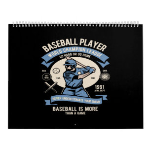Baseballspieler Kalender