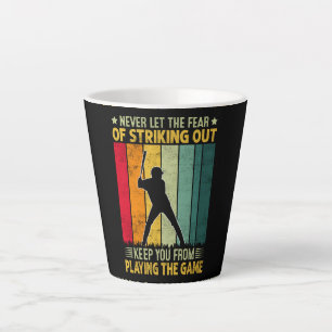 Baseballspieler-Motivation Milchtasse