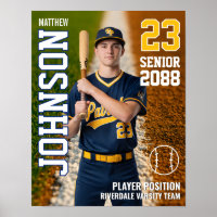 Baseballspieler Seniorenklasse Benutzerdefiniertes