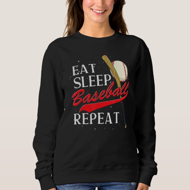 Baseballspieler Sport Baseball  Pitcher  Baseball Sweatshirt (Vorderseite)