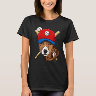 Baseballspieler trainiert amerikanischer Eskimo-We T-Shirt