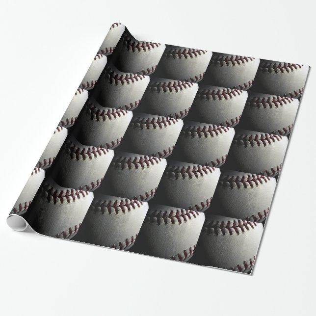 Baseballsport Geschenkpapier (Ungerollt)