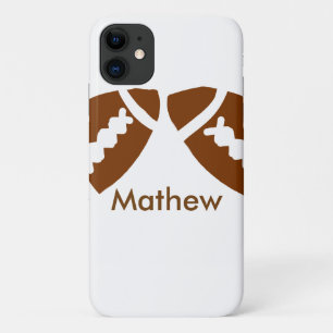 Baseballsportarten Rugby geben Jungen und Jungen d Case-Mate iPhone Hülle