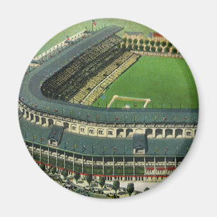 Baseballstadion für Vintage Sportarten, Luftsicht Magnet