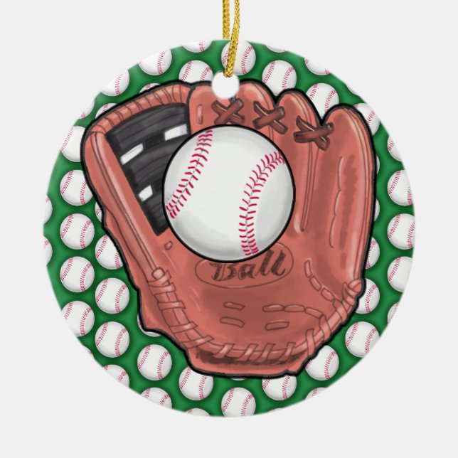 Baseballtag/Ornament - SRF Keramikornament (Vorne)