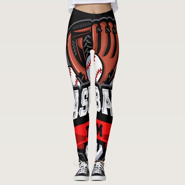 Baseballteam Leggings (Vorderseite)