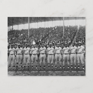 Baseballteam von Kansas City Monarchs Postkarte