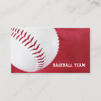 Baseballteams-Visitenkarten Visitenkarte