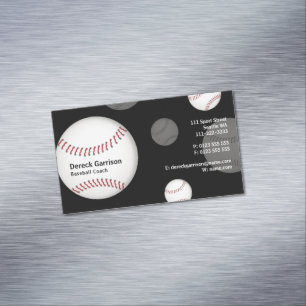 Baseballtrainer Bester Sport Magnetische Visitenkarte