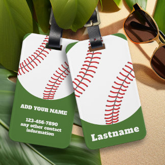Baseballtrainer - Bold Modern Zeichnend Gepäckanhänger